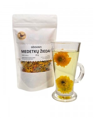 Džiovinti medetkų žiedai, 20 g.